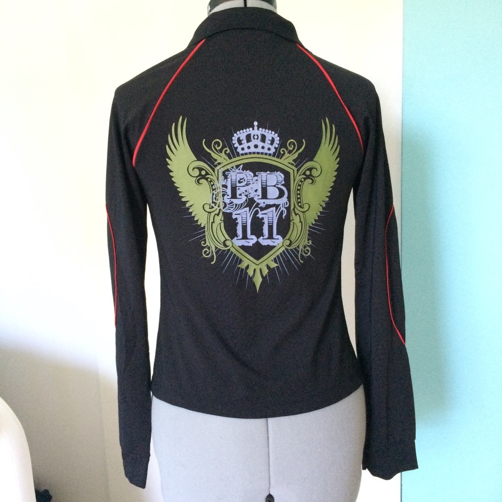 Turbowear Black Athletic Jacket Size Medium